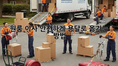 원룸 이사, 안전하게 용달로 옮기는 방법